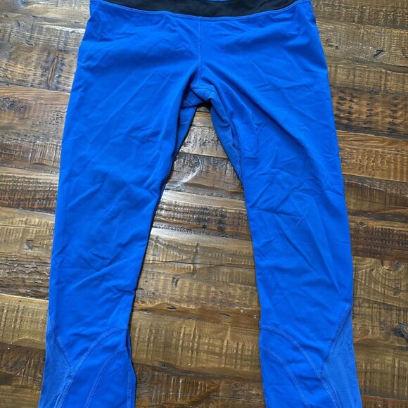 Lululemon Women's Blue Leggings - Picture 1 of 4